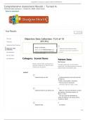 Comprehensive Assessment | Completed | Shadow Health Objective Data Collection