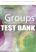 Test Bank For Groups: Process and Practice - 10th - 2018 All Chapters - 9781305865709