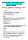 NURSING MISC Maternity and Pediatric Nursing 4th Edition Ricci Kyle Carman Test Bank NURSING MISC Maternity and Pediatric Nursing 4th Edition Ricci Kyle Carman Test Bank NURSING MISC Maternity and Pediatric Nursing 4th Edition Ricci Kyle Carman Test Bank 