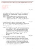 Human Complete  Solution (History and  Physical Exams)  100%Complete  Graded A+  -Question 1 1 out of 1 points A patient with a recent diagnosis of acute renal failure has a long-standingseizure  disorder which has been successfully controlled for several