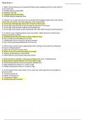 Pediatric Nursing - Exam 1 Study Questions