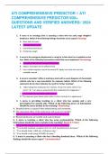   ATI COMPREHENSSIVE PREDICTOR // ATI COMPREHENSSIVE PREDICTOR 500+ QUESTIONS AND VERIFIED ANSWERS// 2024 LATEST UPDATE  A nurse in an oncology clinic is assessing a client who has early stage Hodgkin's lymphoma. Which of the following findings should 