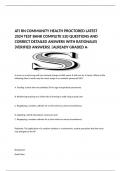 ATI RN COMMUNITY HEALTH PROCTORED LATEST 2024 TEST BANK COMPLETE 520 QUESTIONS AND CORRECT DETAILED ANSWERS WITH RATIONALES (VERIFIED ANSWERS) |ALREADY GRADED A+ 