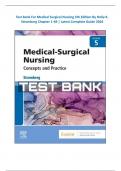 Test Bank For Medical Surgical Nursing 5th Edition By Holly K. Stromberg Chapter 1-49 Newest Version 2023