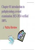 Goulds Pathophysiology For The Health Professions 6th Edition Hubert TestBank :introduction to pathophysiology examination 2024 