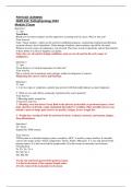 PORTAGE LEARNING NURS 231: Pathophysiology 2022 Module 2 Exam Question 1 3 / 3 pts True/False: Blood tests for tumor markers are the single best screening tool for cancer. Why or why not? Your Answer: False. Tumor markers, which can be used for establishi