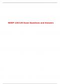 NEIEP 120/130 Exam Questions and Answers