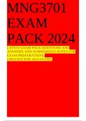 MNG3701 EXAM PACK 2024 