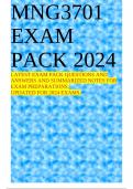 MNG3701 EXAM PACK 2024 