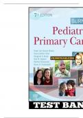 BURNS PEDIATRIC PRIMARY CARE 7TH EDITION TEST BANK