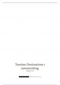 samenvatting tourism destinations alles