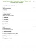 NR-302: | NR 302 HEALTH ASSESSMENT I WRITTEN MODULE TEST 19  HAVING AFFIRMED ANSWERS