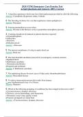 2024 VTNE Emergency Care Practice Test Actual Questions and Answers 100% Correct