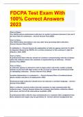 FDCPA Test – Questions And Correct Answers