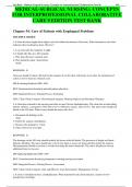 MEDICAL-SURGICAL NURSING: CONCEPTS FOR INTERPROFESSIONAL COLLABORATIVE CARE 9 EDITION TEST BANK Chapter 54: Care of Patients with Esophageal Problems