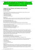 MEDICAL-SURGICAL NURSING: CONCEPTS FOR INTERPROFESSIONAL COLLABORATIVE CARE 9 EDITION TEST BANK Chapter 63: Care of Patients with Problems of the Thyroid and Parathyroid Glands