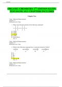 ORGANIC CHEMISTRY 2ND EDITION KLEIN-TEST-BANK ALL CHAPTERS INCLUDED