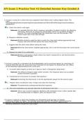 ATI Exam 2 Practice Test #2 Detailed Answer Key Graded A