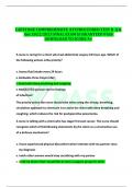 CAPSTONECOMPREHENSIVEATIPROCTOREDTESTB Q &  Ans 2022/2023FINALEXAM GUARANTEED PASS DOWNLOAD TO SCORE A+ Anurseiscaringforaclientwhohadabdominalsurgery24hoursago.Whichof thefollowingactionsisthepriority? A.Assessfluidintakeevery24hours B.Ambulatethreetimes