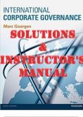 International Corporate Governance 1st Edition by Marc Goergen.  ISBN 9781473759190. (Chapters 1-15)_ SOLUTIONS & INSTRUCTORS MANUAL