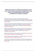 NR503 FINAL EXAM (121 PRACTICE QS AND ANS ) 2022- 2024/ NR 503 FINAL EXAM/ NR503 EPIDEMIOLOGY FINAL EXAM/ NR 503 EPIDEMIOLOGY FINAL EXAM | CHAMBERLAIN COLLEGE OF NURSING