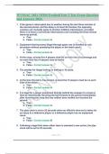 WVSSAC 2021 NFHS Football Part 2 Test Exam Question and Answers 2024..