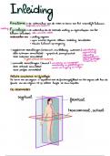 Samenvatting anatomie deel 1: inleiding-H1-H2