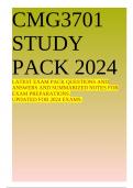 CMG3701 STUDY PACK 2024 