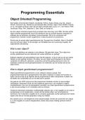 Wat is Object-Oriented programmeren - Programming Essentials - Lesstof 6