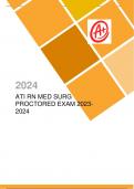 ATI RN MED SURG PROCTORED EXAM 2023-2024