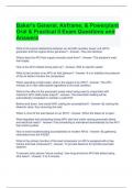 Baker's General, Airframe, & Powerplant Oral & Practical II Exam Questions and Answers