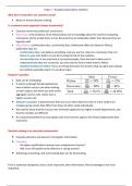 EC122 Statistical techniques A notes