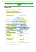 NSG5003 WEEK 2, ADVANCED PATHOPHYSIOLOGY STUDY GUIDE