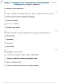 ATI HEALTH ASSESSMENT STUDY QUESTIONS WITH 100% CORRECT ANSWERS.