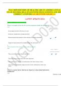 WGU D050 HISTORY OF HEALTHCARE IN AMERICA FINAL EXAM 2023/2024. REAL EXAM WITH 250 GUASTIONS AND 100% CORRECT ANSWERS GUARANTEED GRADE A+  LATEST UPDATE 2024