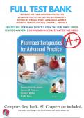 Test Bank Complete For Pharmacotherapeutics for Advanced Practice A Practicle Approach 5th Edition