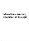 Mavo Samenvatting : Examenst of Biologie