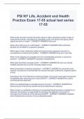 New York Accident & Health Insurance  (NY series 17-55) study guide exam Agent Licesne - CORRECT ANSWER-Noone can sell insurance without license but you  dont need to pass test if you are employees of licesed insurance agent wh do nt solicit,  licensed at