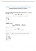 ISYE 6644 —HW 4 covers Module 3 with questions and answers Georgia Institute Of Technology