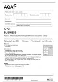 GCSE AQA May 2024 Business paper 2