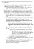 Outline for Civil Procedure