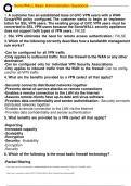 SonicW ALL Basic Administration Questions 1 / 9 1. A customer has an established base of GVC VPN users with a WAN GroupVPN policy configured. The customer wants to begin an implementation for SSL VPN users. The existing group of GVC VPN users must be conv