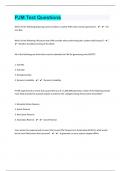 PJM 191Test Questions And Answers