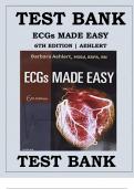 ECGs MADE EASY 6TH EDITION BY BARBARA AEHLERT TEST BANK