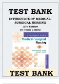 INTRODUCTORY MEDICAL-SURGICAL NURSING 12TH EDITION BY TIMBY SMITH TEST BANK