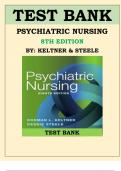 PSYCHIATRIC NURSING, 8TH EDITION BY NORMAN L. KELTNER AND DEBBIE STEELE TEST BANK ISBN 9780323479516