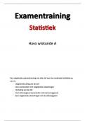 Examentraining statistiek havo wiskunde A