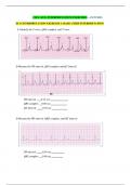 CH 8 - ECG INTERPRETATION EXERCISES - ANSWERS ECG INTERPRETATION EXERCISE 1: BASIC STRIP INTERPRETATION 2024 Latest Questions and Answers (Verified by Expert)GOLD RATED