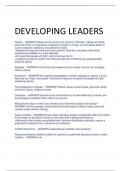 LATEST UPDATED DEVELOPING LEADERS