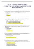 NGN} ATI RN COMPREHENSIVE  PREDICTOR RETAKE 2023 LATEST UPDATED  OCTOMBER 2023 1.Anurse isassessingaclientwhohasreceivedanantibiotic.Thenurseshoudidentifywhichofthe followingfindingsasanindicationofapossibleallergicreactiontothemedication? A.Bradycardia B